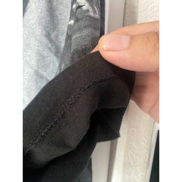 Vintage 90s The Beatles All Over Print T Shirt XL AOP Hanes Black Band Tee Apple - Picture 5 of 6